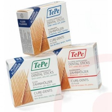 Tepe Houten Tandenstokers Dun Fluoride 125 stuks